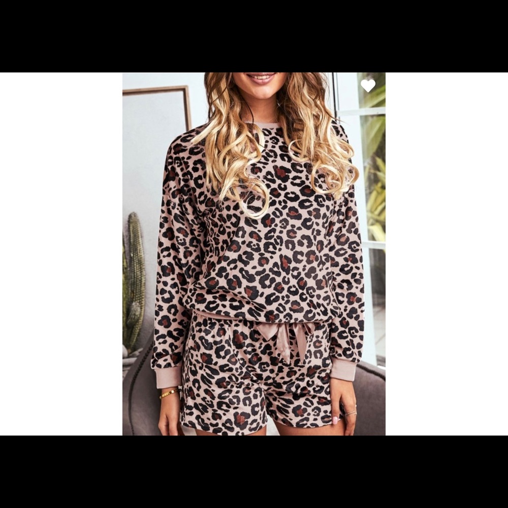 New Leopard Lounge Set Sz S-2X
